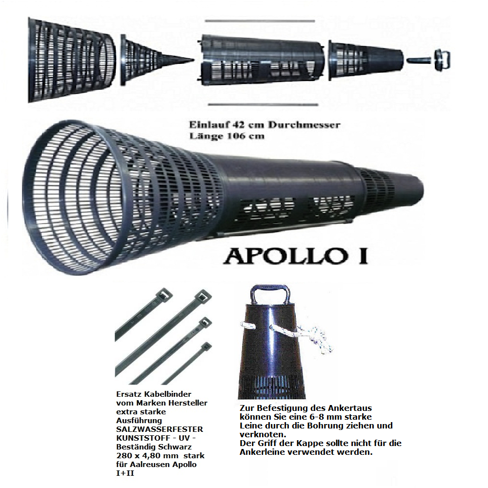 Gratisaktionorig lreuse lkorb Cancer Reuse Cancer Basket Eel Cray Trap Apollo Ihar Ebay